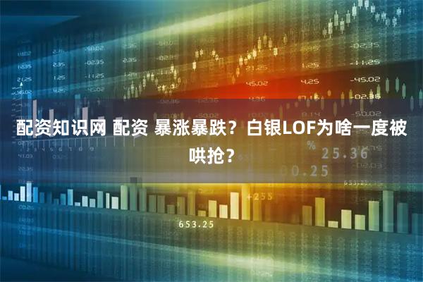 配资知识网 配资 暴涨暴跌？白银LOF为啥一度被哄抢？